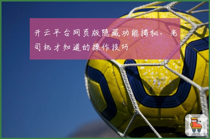 开云平台网页版隐藏功能揭秘，老司机才知道的操作技巧